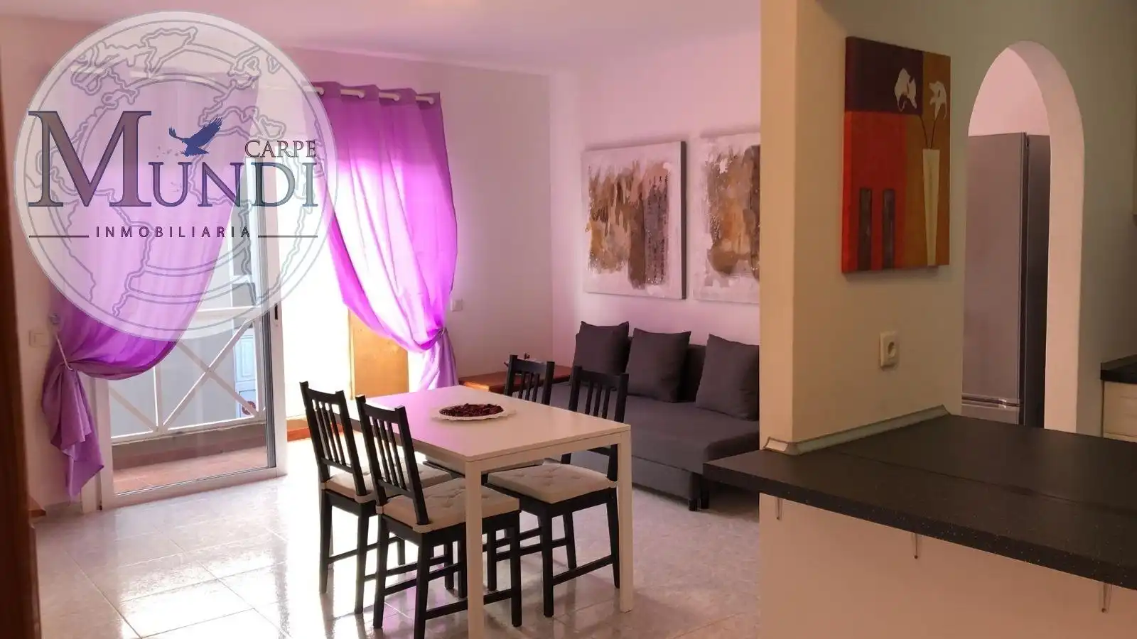 Comedor de Apartamento en venta en La Oliva con Amueblado y Balcón