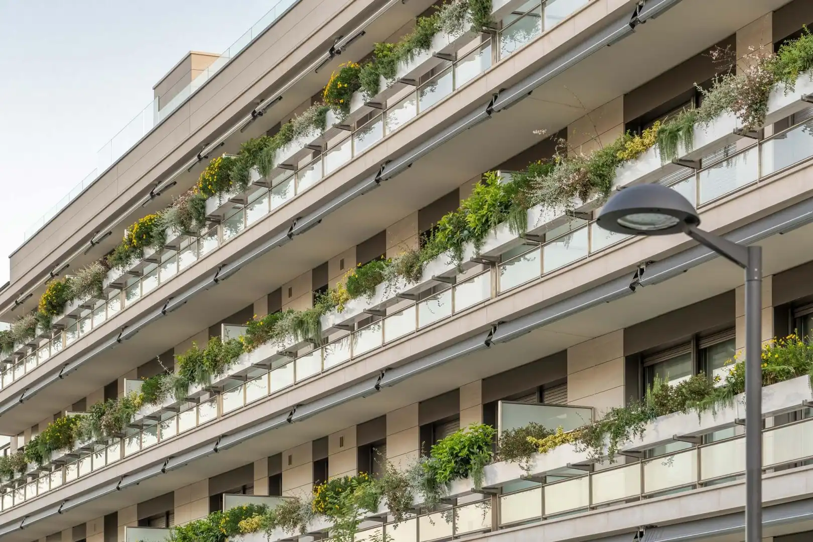 Vista exterior de Pis de lloguer en Barcelona amb Aire condicionat, Calefacció i Jardí privat
