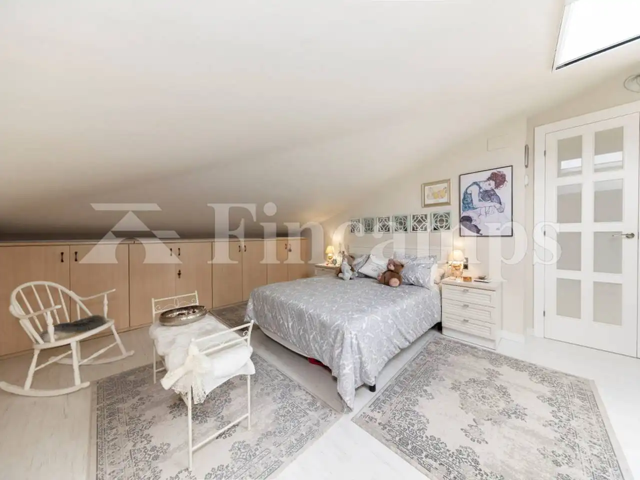 Bedroom of Flat for sale in Sant Quirze del Vallès  with Air Conditioner, Heating and Parquet flooring