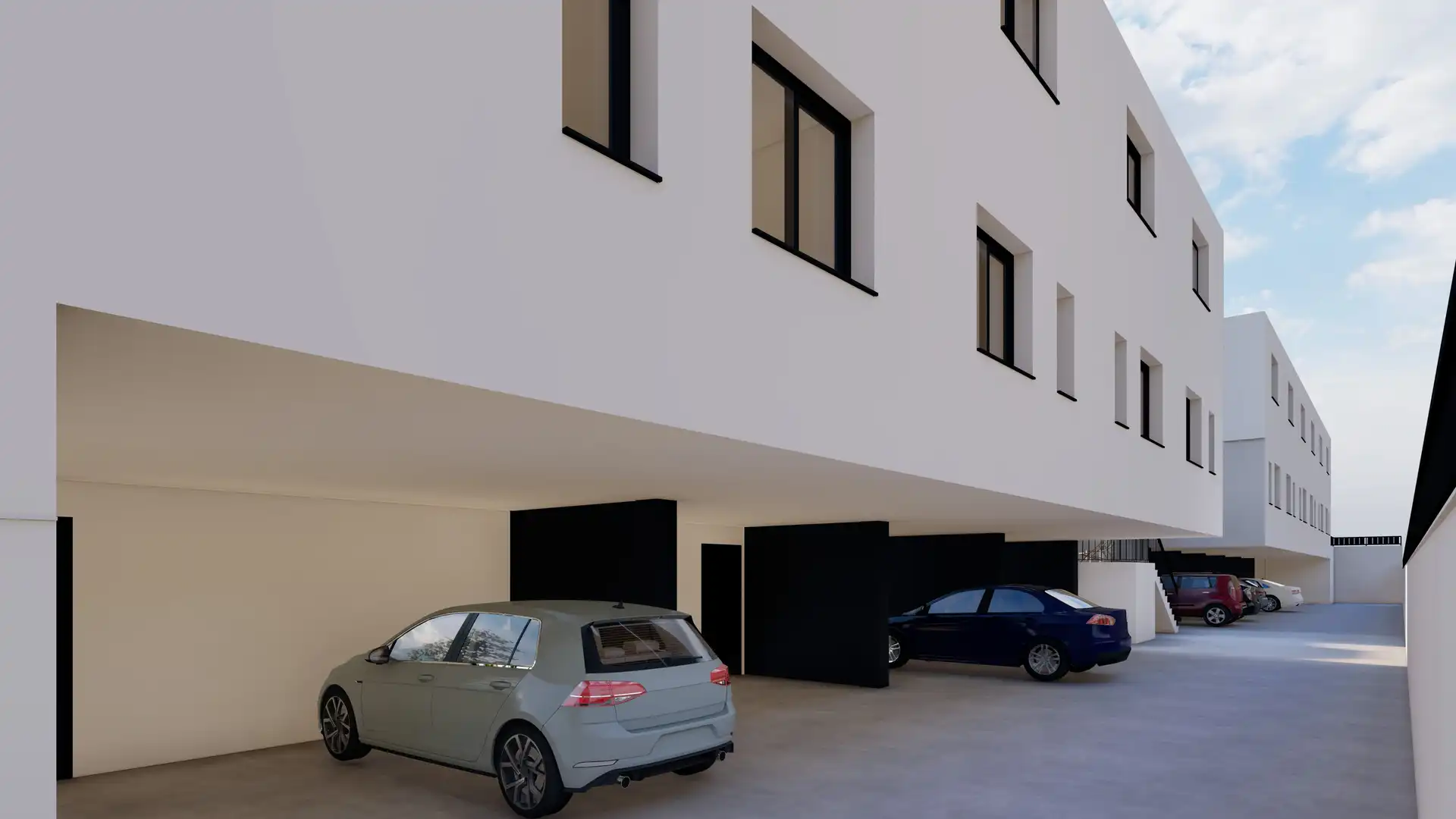 Vista exterior de Casa adosada en venta en Polop con Terraza, Trastero y Horno