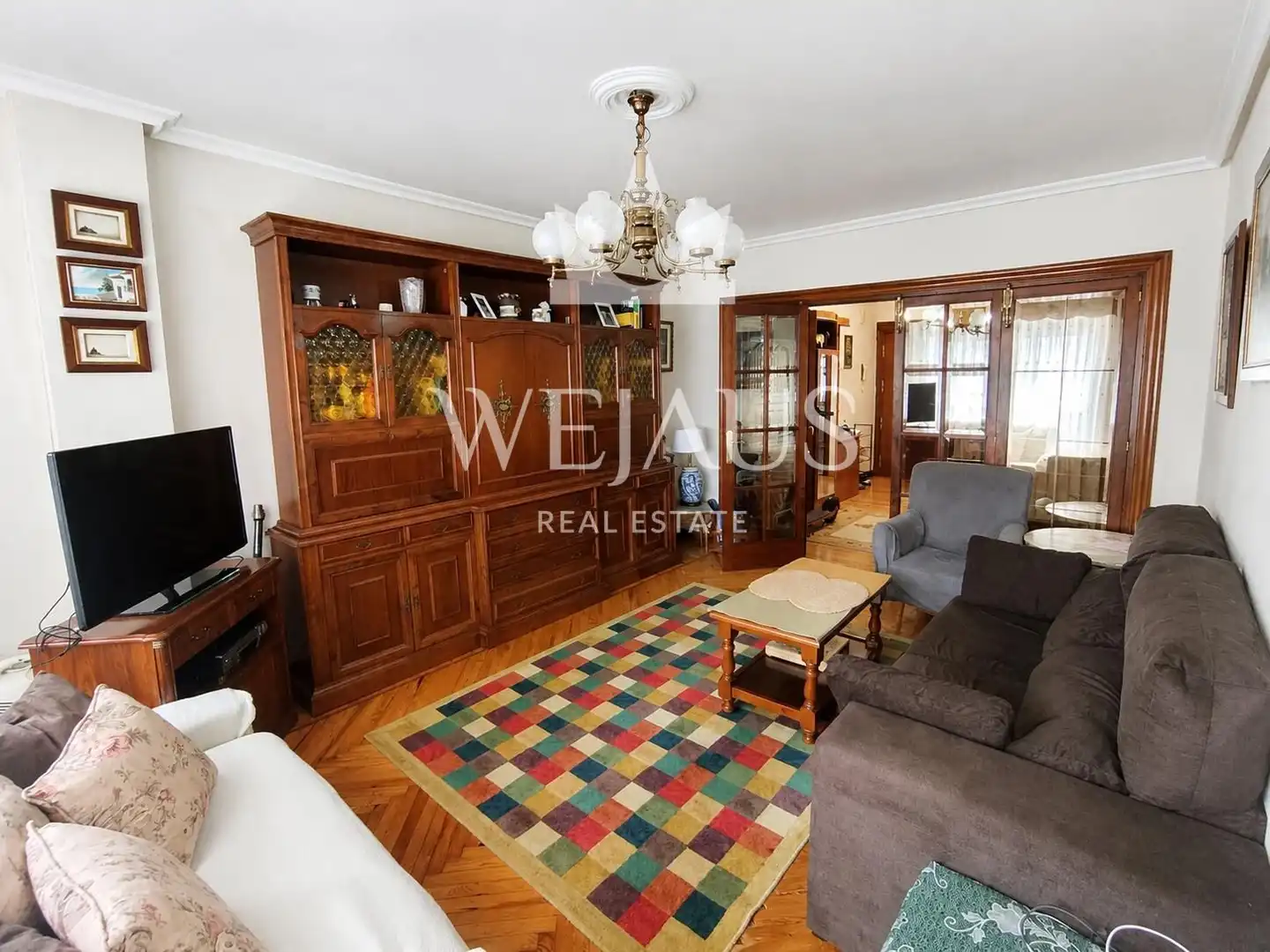 Sala de estar de Piso en venta en Santander con Calefacción y Amueblado