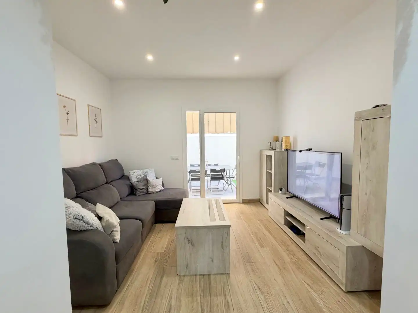 Sala de estar de Piso en venta en El Prat de Llobregat con Aire acondicionado y Terraza