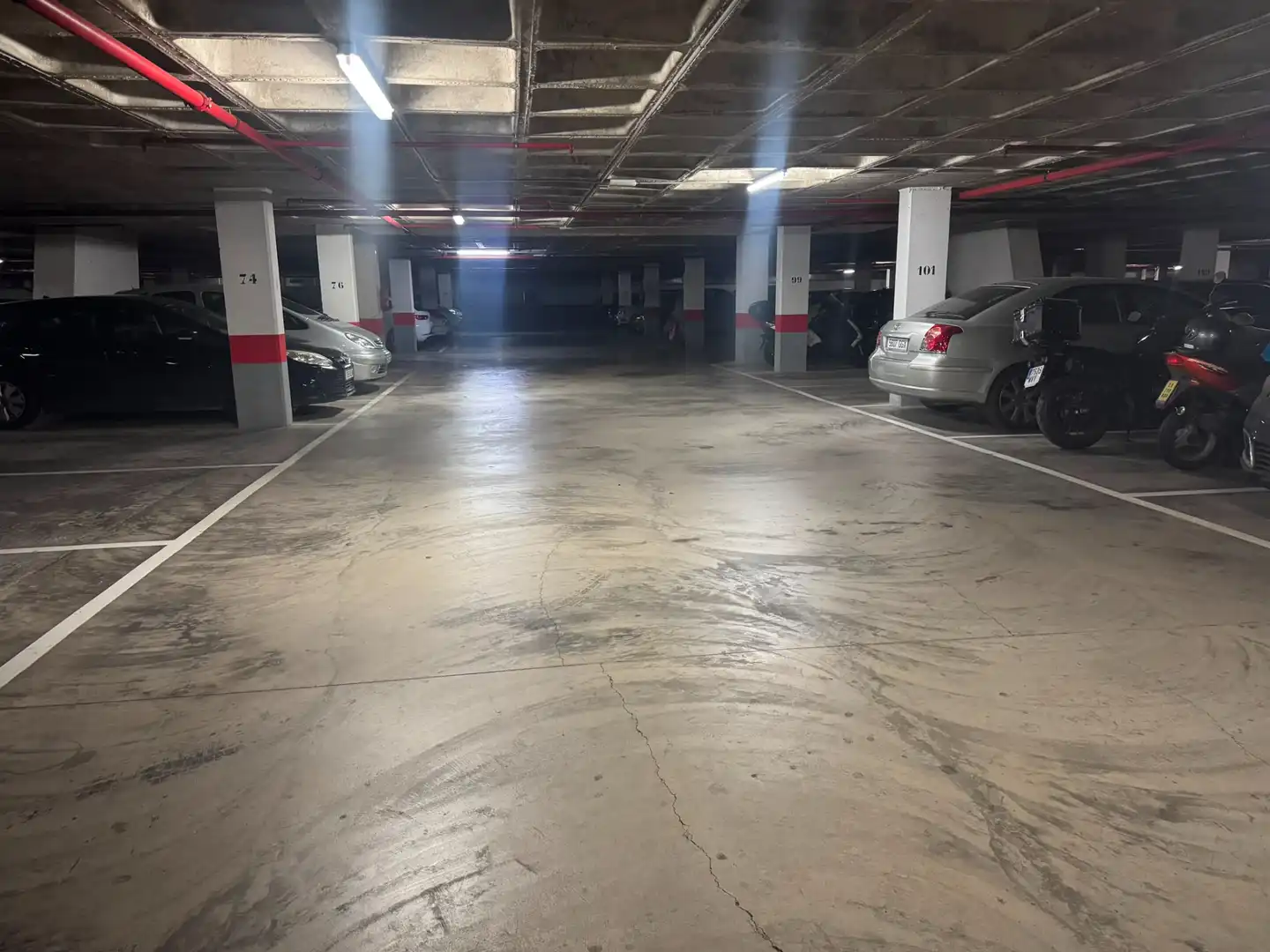 Parking of Flat for sale in Alicante / Alacant  with Air Conditioner, Furnished and Balcony