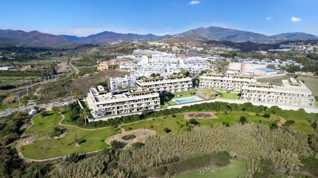 Vista exterior de Apartamento en venta en Estepona con Aire acondicionado, Terraza y Trastero