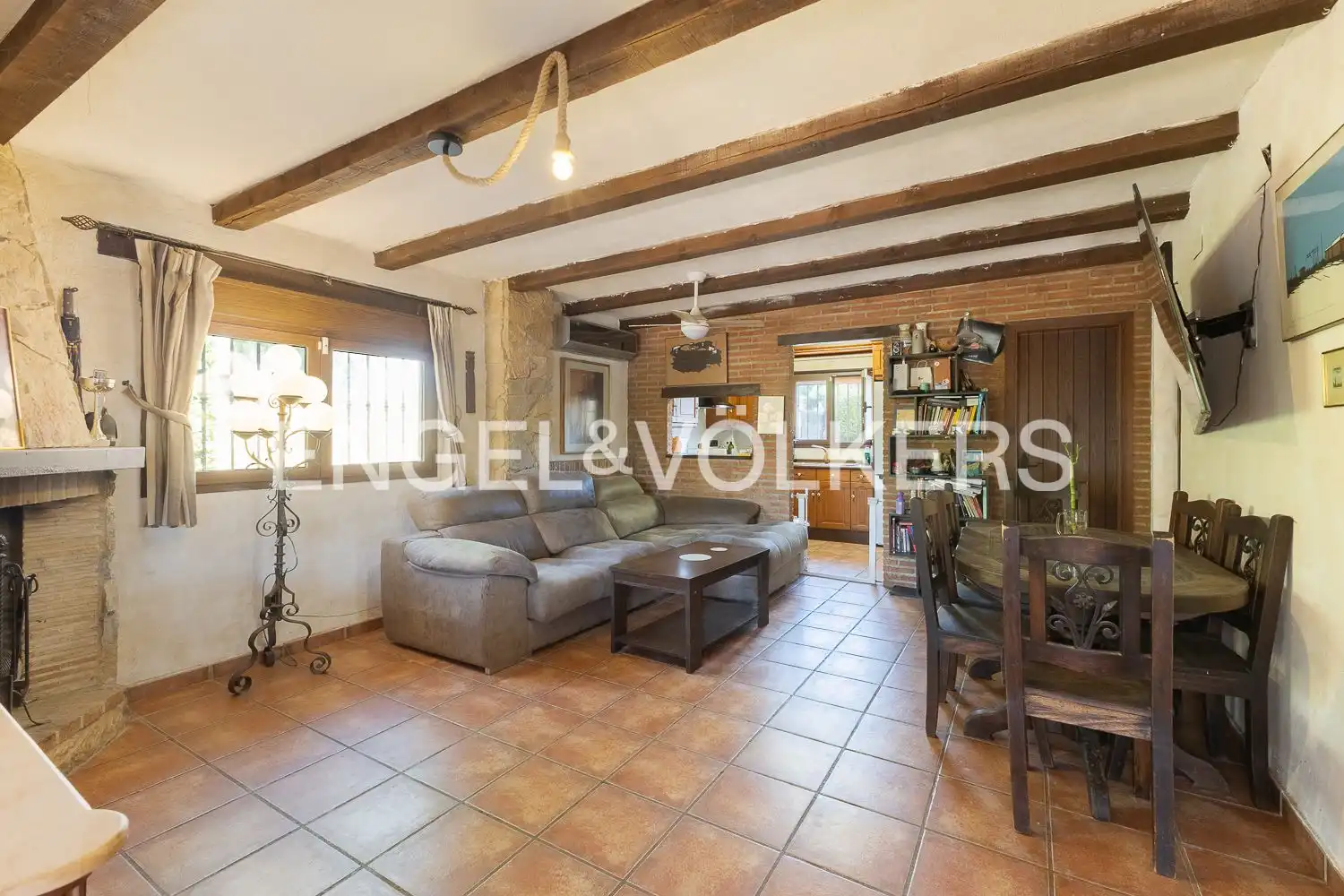 Living room of Houses for sale in Náquera  with Heating, Private garden and Terrace