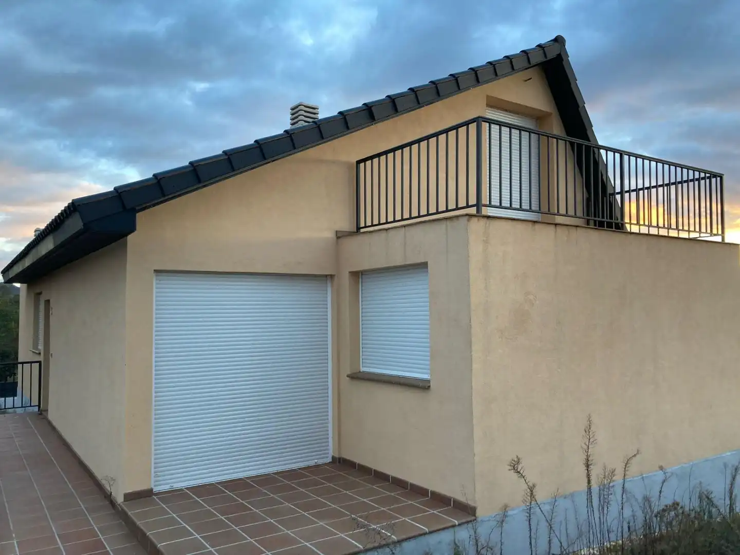 Balcony of Houses for sale in Escopete  with Heating, Terrace and Community pool