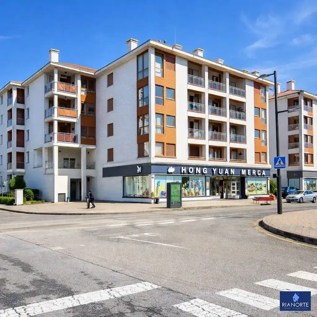 Exterior view of Flat for sale in Gozón  with Heating, Private garden and Terrace