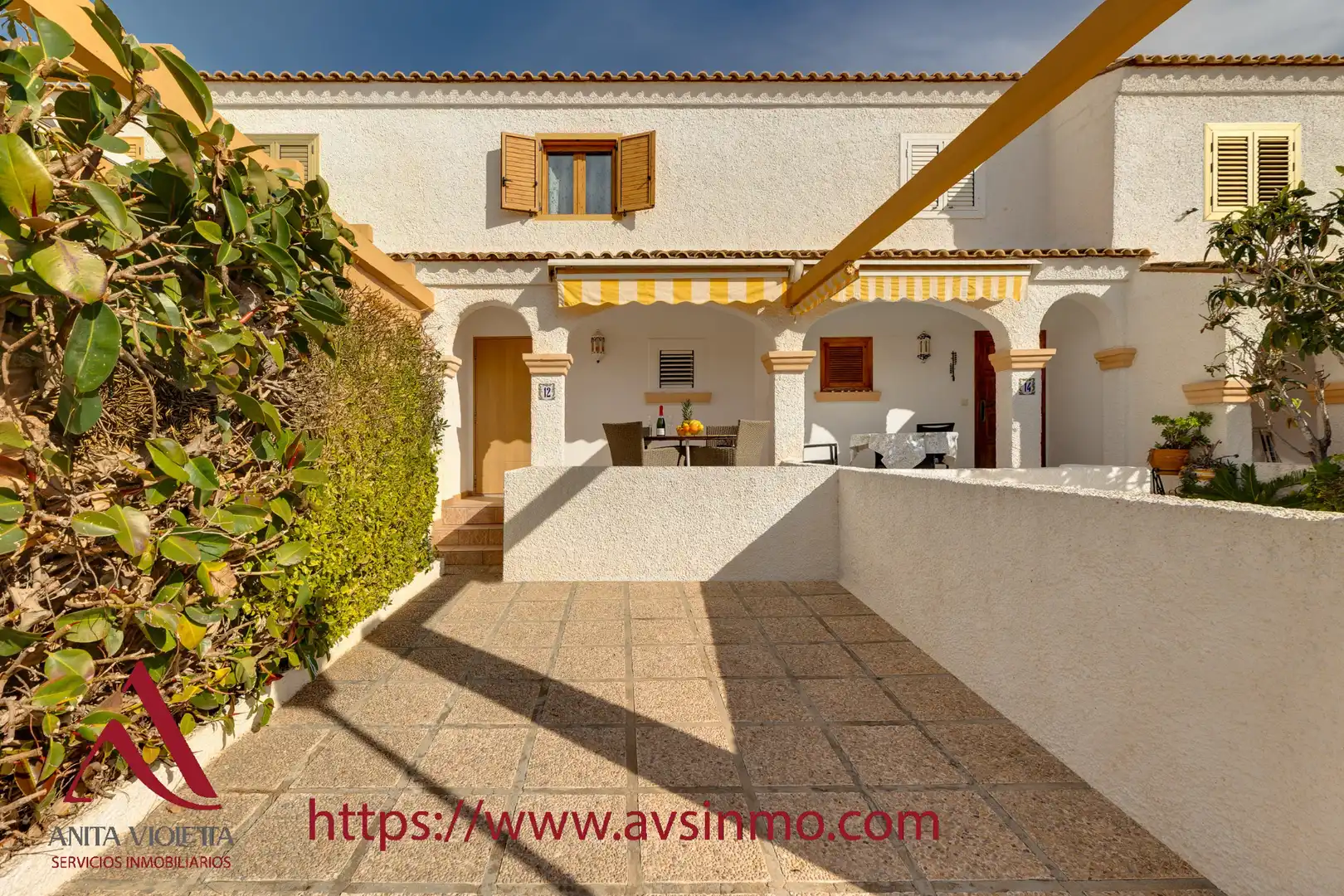 Exterior view of Detached homes for rent in Santa Pola  with Air Conditioner, Terrace and Furnished