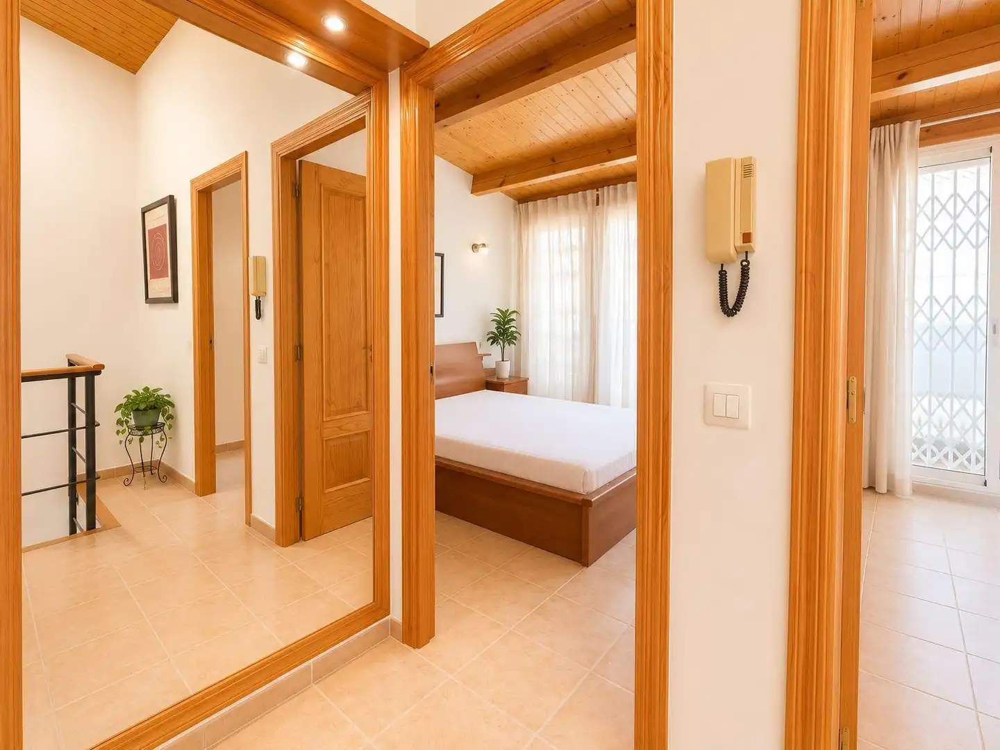 Habitación de Casa adosada en venta en Argentona con Aire acondicionado, Calefacción y Terraza