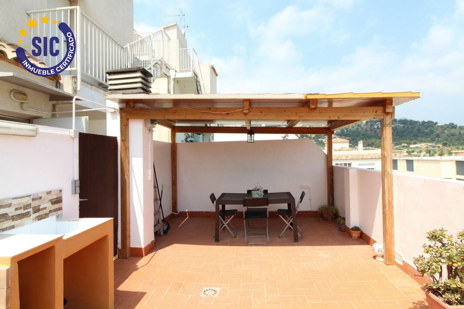 Terrace of Flat for sale in Gilet  with Parquet flooring, Terrace and Storage room