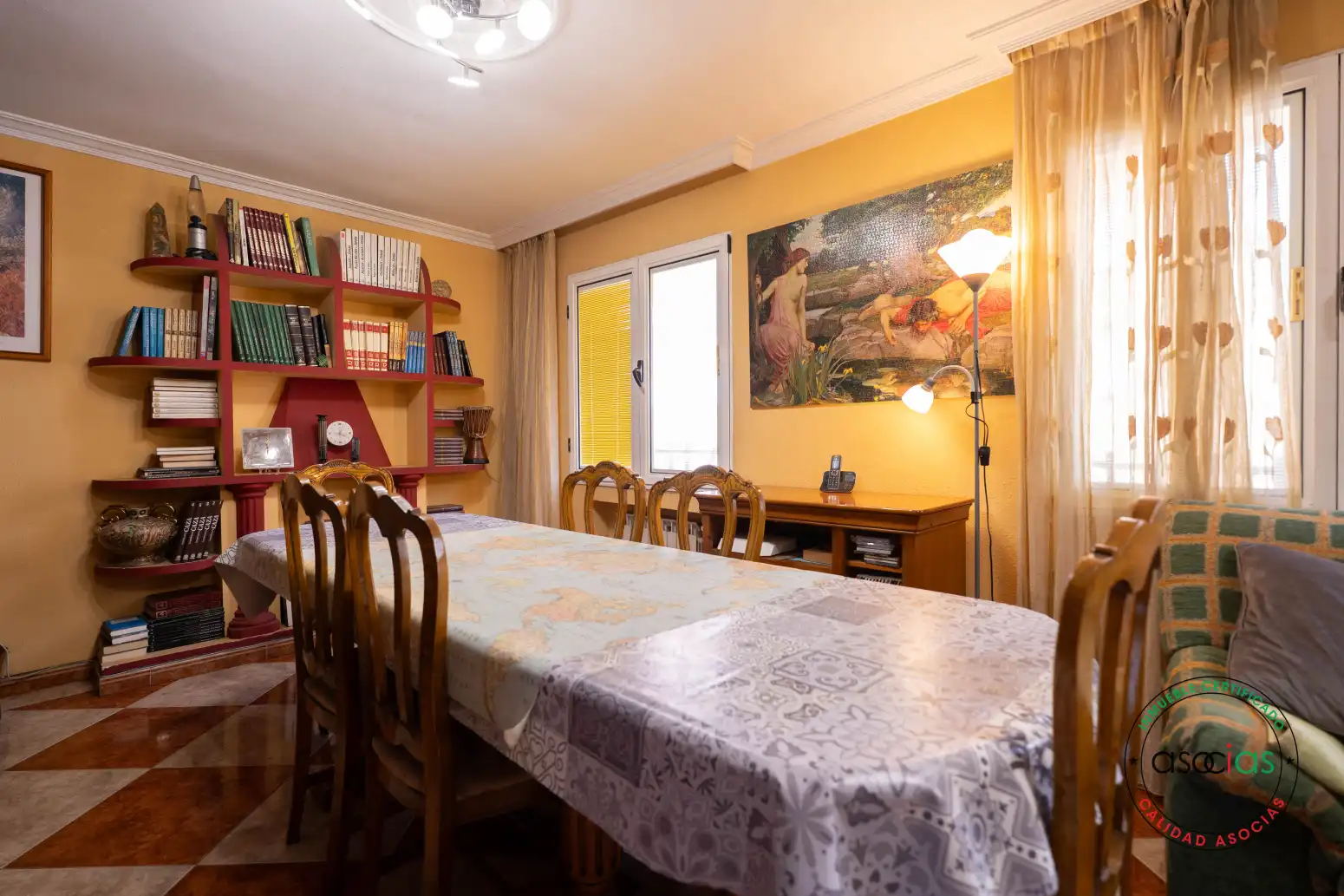 Esszimmer von Dachboden zum Verkauf in Gijón  mit Heizung, Parkett und Terrasse