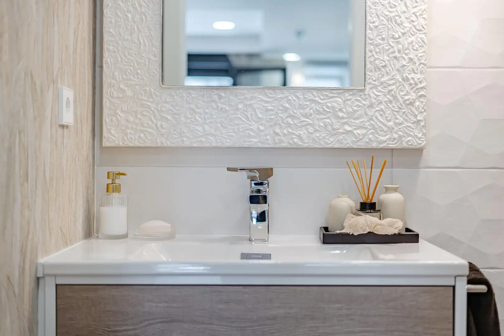 Badezimmer von Wohnung zum Verkauf in Boadilla del Monte mit Klimaanlage, Heizung und Terrasse