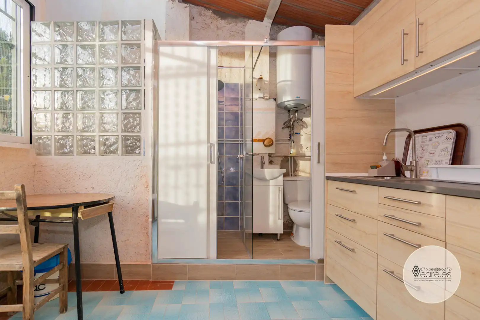 Bathroom of Houses for sale in Castelló de Farfanya  with Furnished and Oven