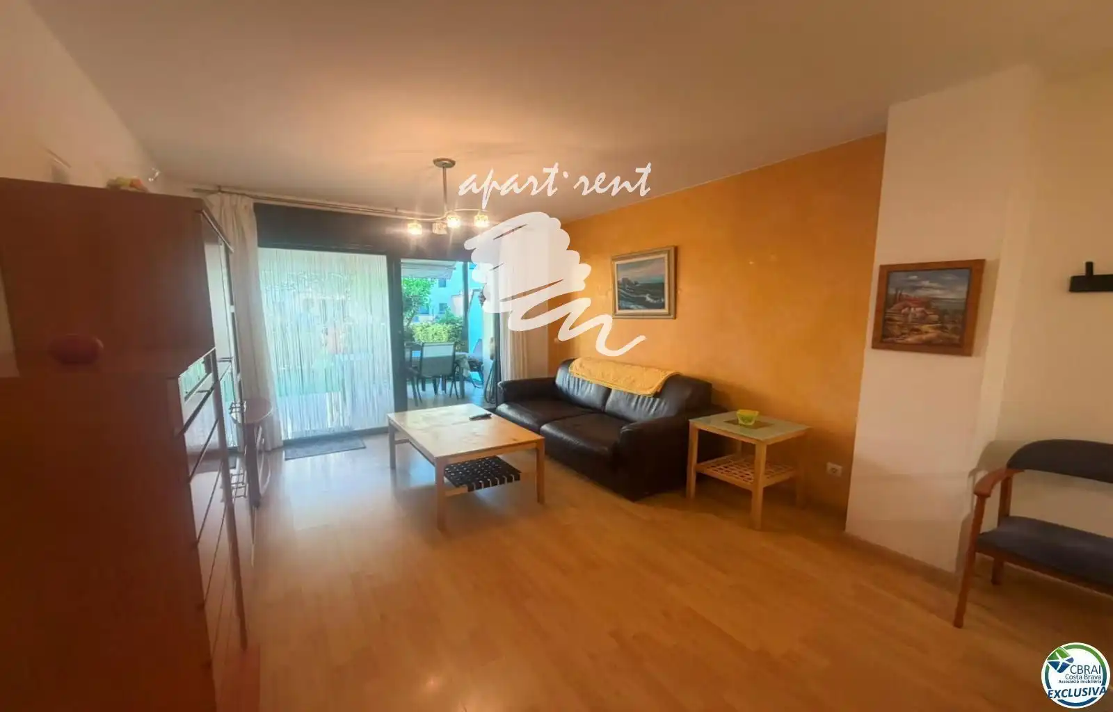 Sala de estar de Piso en venta en Roses con Aire acondicionado, Calefacción y Terraza