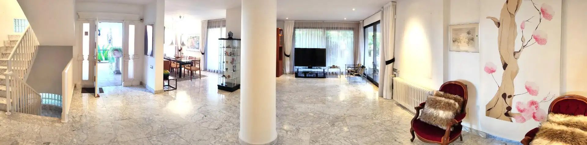Sala de estar de Casa o chalet en venta en Murcia con Aire acondicionado, Jardín privado y Terraza