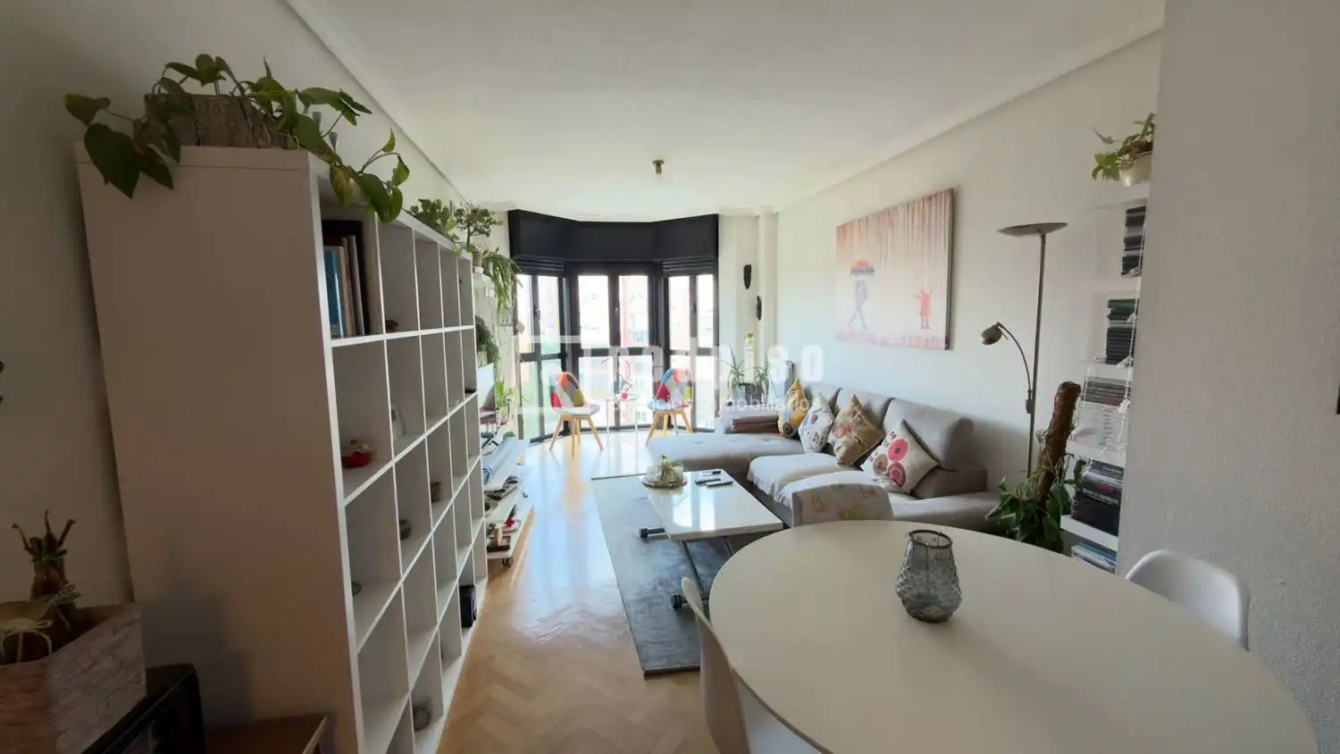 Sala d'estar de Pis de lloguer en Madrid amb Aire condicionat, Calefacció i Jardí privat