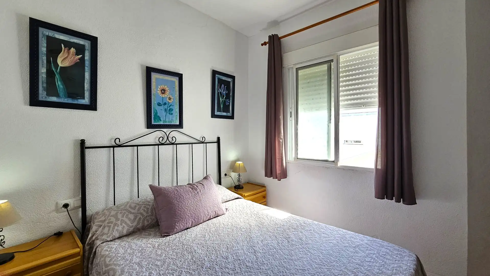 Schlafzimmer von Wohnung zum Verkauf in Chipiona mit Klimaanlage und Möbliert