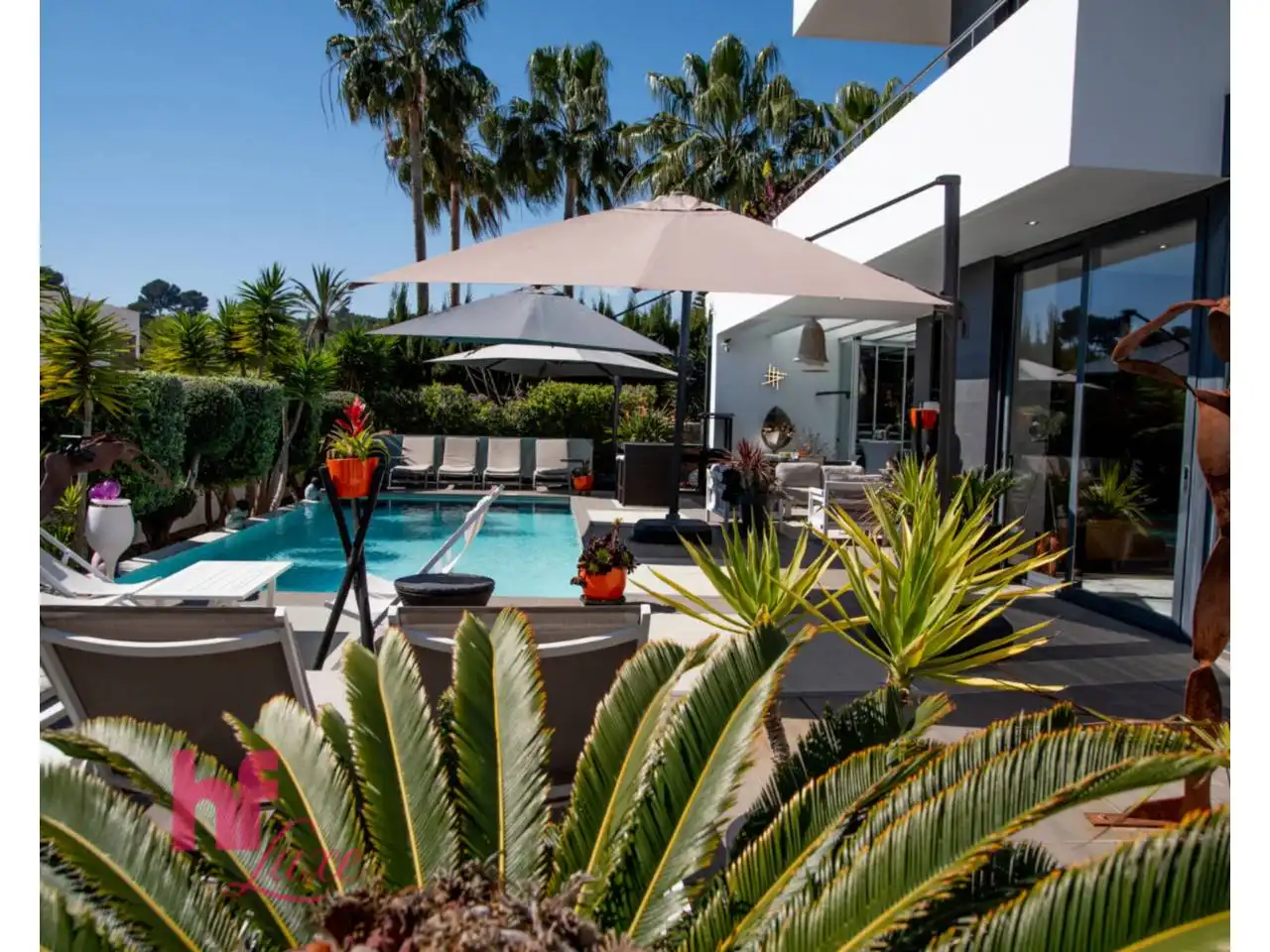 Terrassa de Casa o xalet en venda en Moraira amb Aire condicionat, Calefacció i Jardí privat