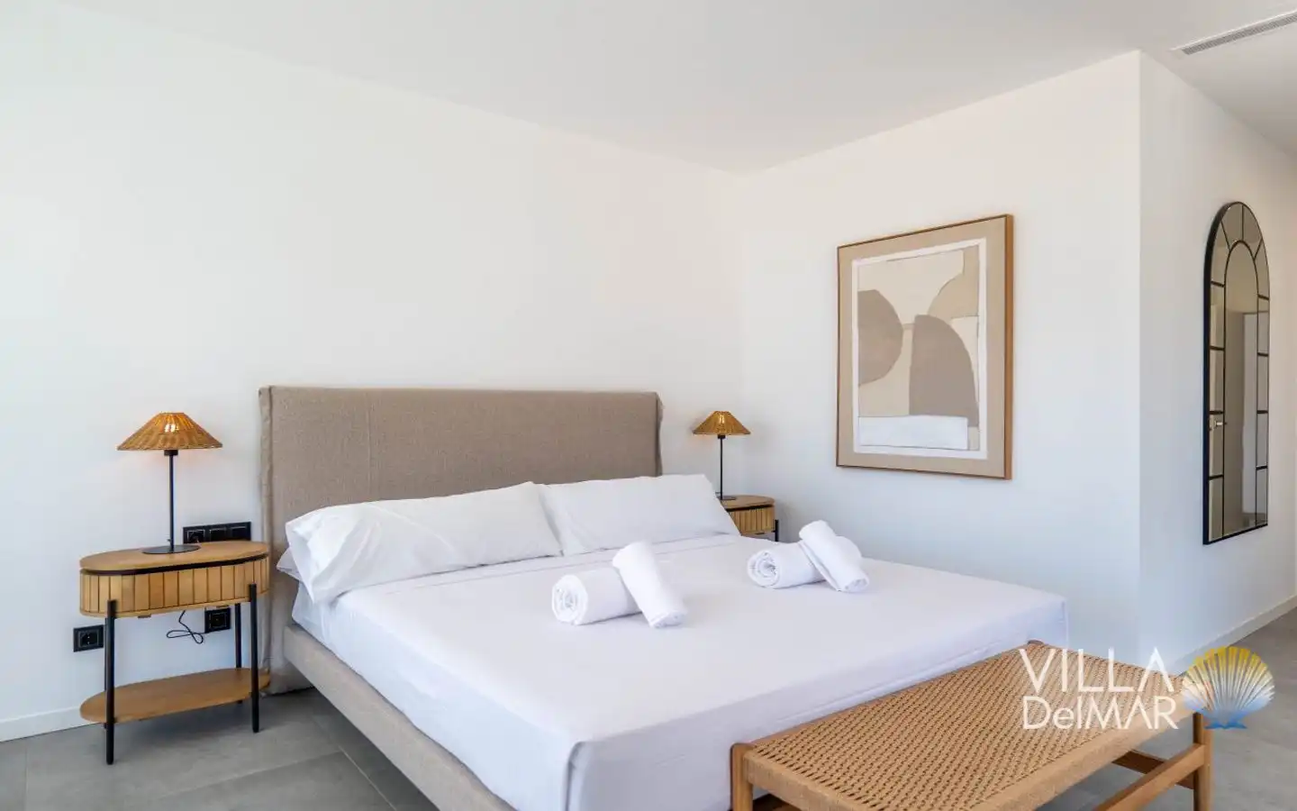 Bedroom of Houses for sale in Calpe / Calp  with Air Conditioner, Heating and Private garden