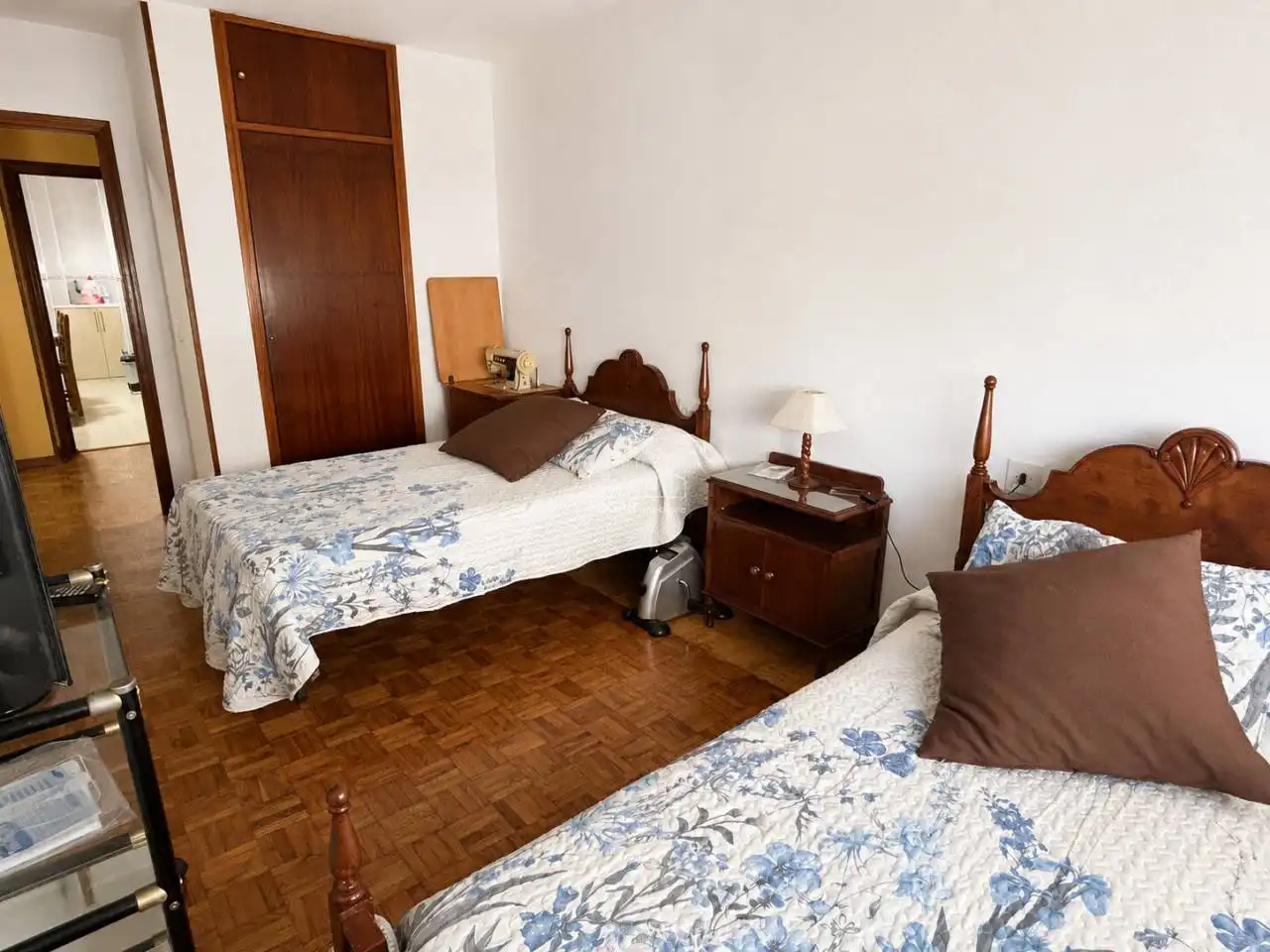Bedroom of Flat for sale in Vilagarcía de Arousa  with Heating, Furnished and Balcony