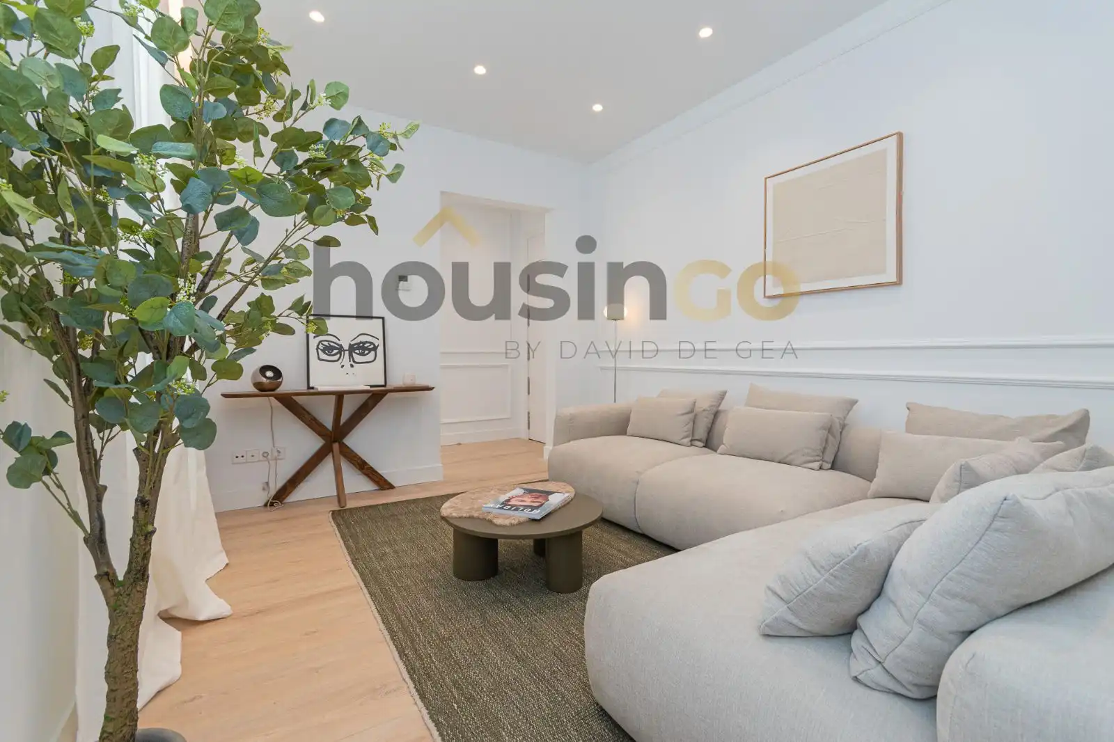 Wohnzimmer von Wohnung zum Verkauf in Madrid mit Klimaanlage, Heizung und Möbliert