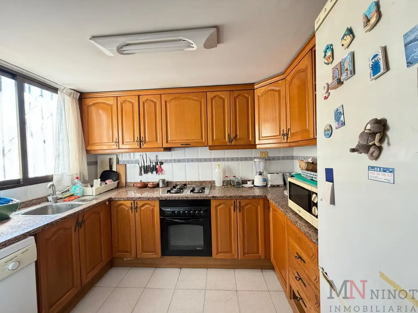 Cuina de Pis en venda en Castellón de la Plana / Castelló de la Plana amb Parquet, Terrassa i Balcó
