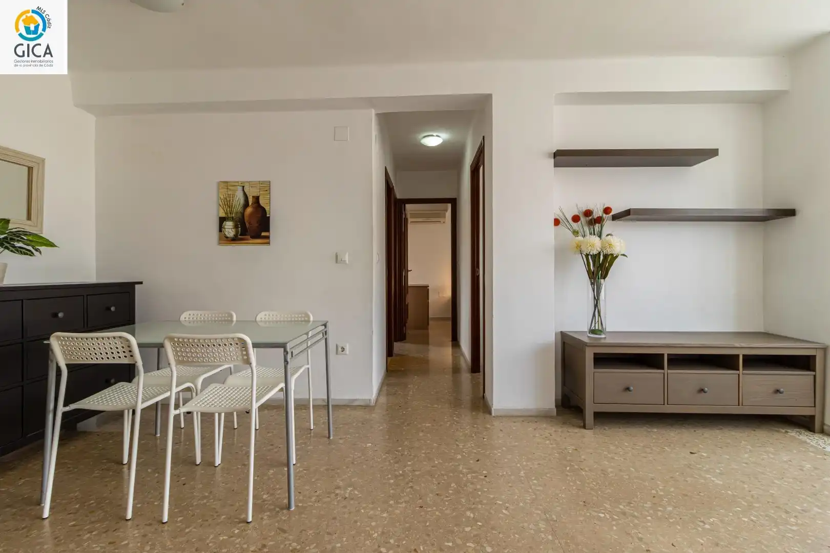 Living room of Flat for sale in Jerez de la Frontera  with Air Conditioner, Furnished and Community pool
