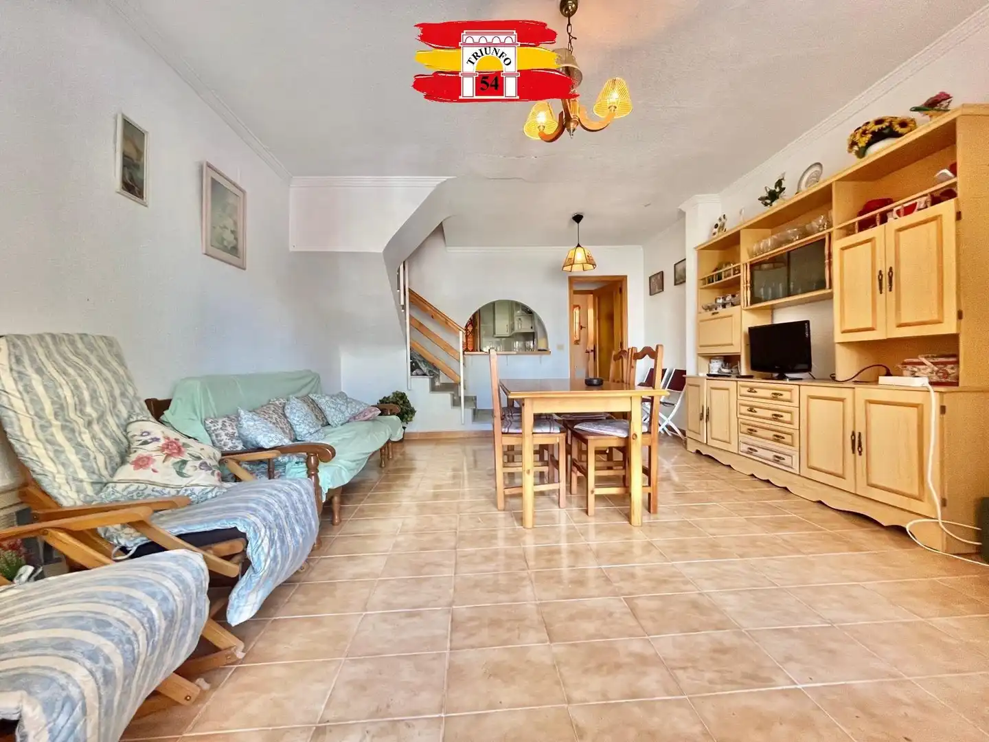 Sala de estar de Casa o chalet en venta en Torrevieja con Terraza, Amueblado y Balcón