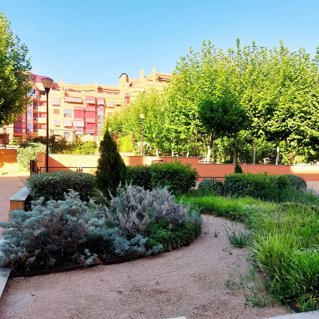 Garden of Flat for sale in Madrid  with Air Conditioner, Heating and Terrace