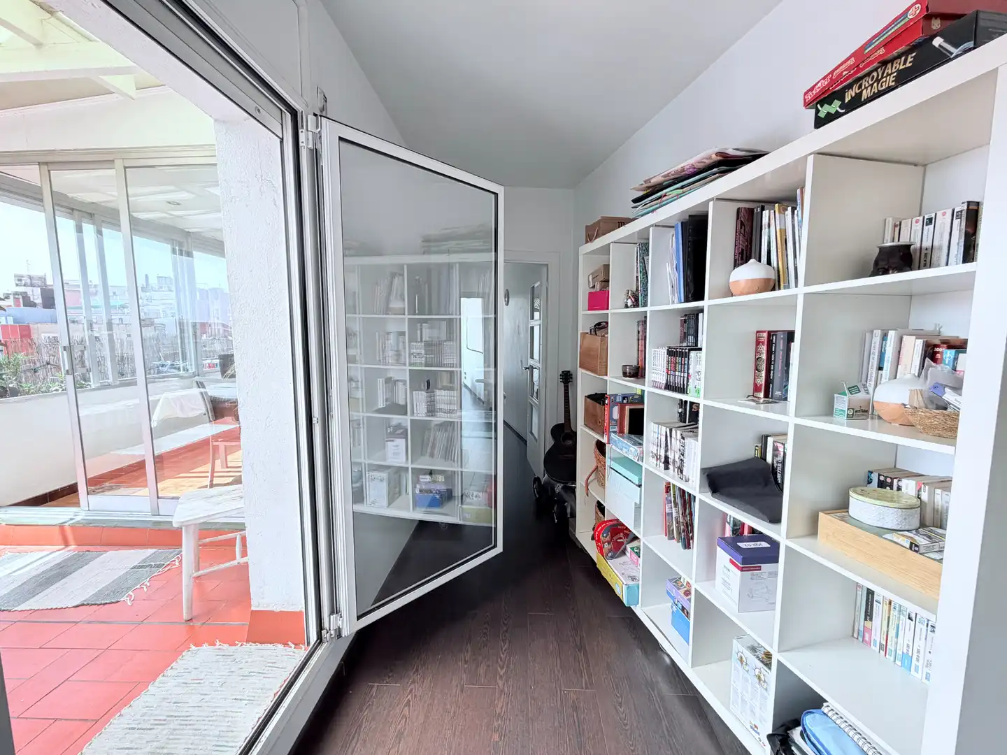 Balcony of Attic for sale in Barcelona  with Air Conditioner, Heating and Parquet flooring