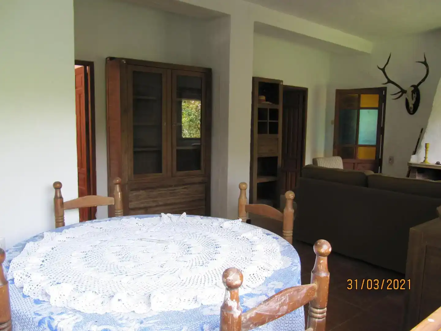 Comedor de Casa o chalet en venta en Alozaina con Jardín privado, Piscina y Amueblado