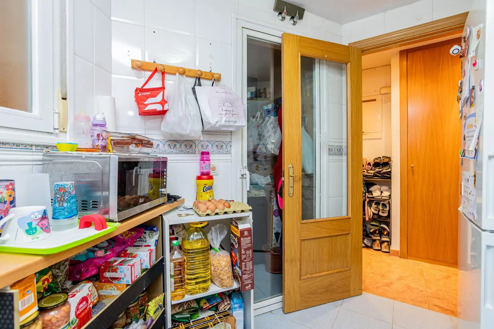 Kitchen of Flat for sale in Manzanares El Real  with Heating and Storage room