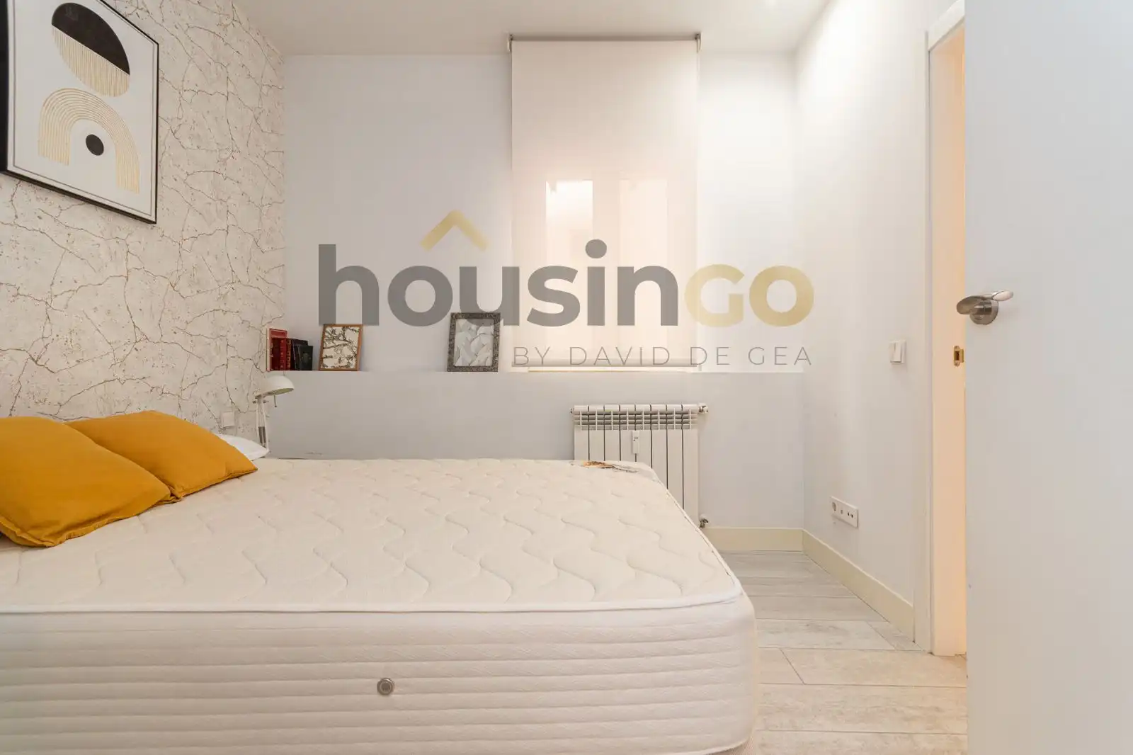 Bedroom of Flat for rent in Madrid  with Air Conditioner, Heating and Furnished
