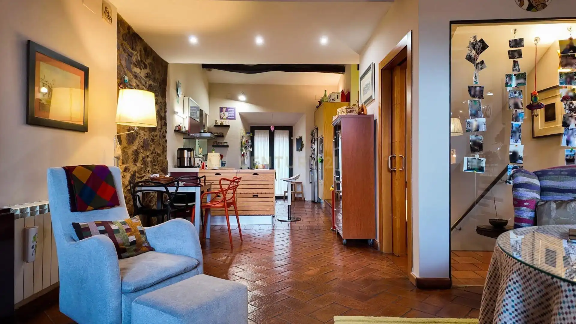 Sala d'estar de Casa adosada en venda en Cáceres amb Aire condicionat, Forn i Rentadora