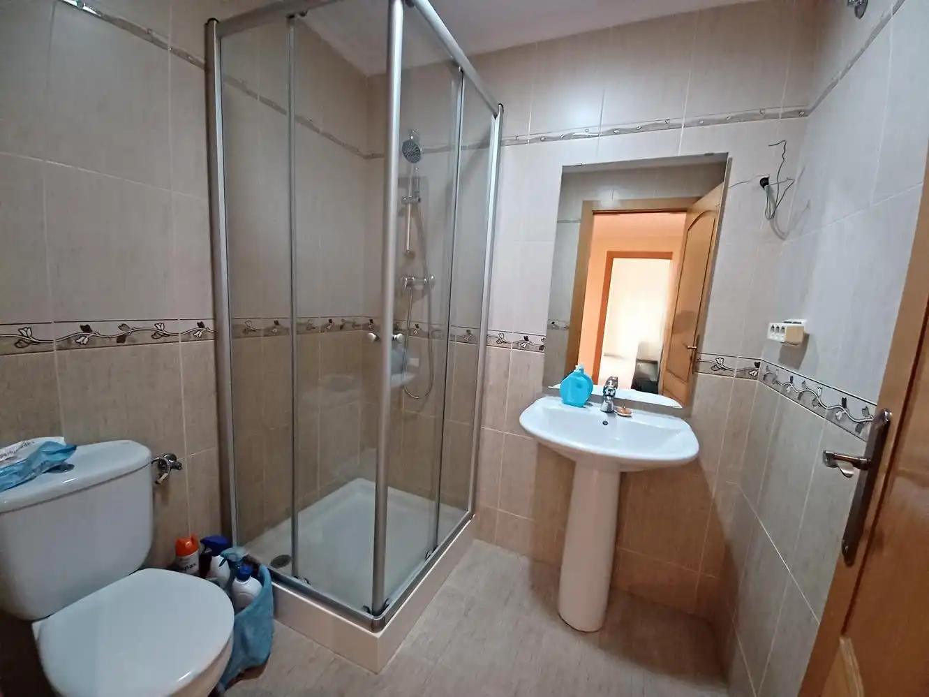 Badezimmer von Wohnung zum Verkauf in La Roda mit Heizung, Terrasse und Abstellraum