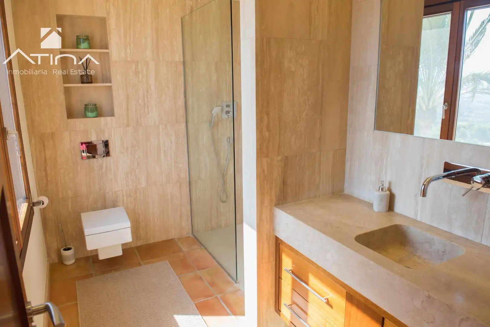 Baño de Casa o chalet en venta en Jávea / Xàbia con Aire acondicionado, Jardín privado y Terraza