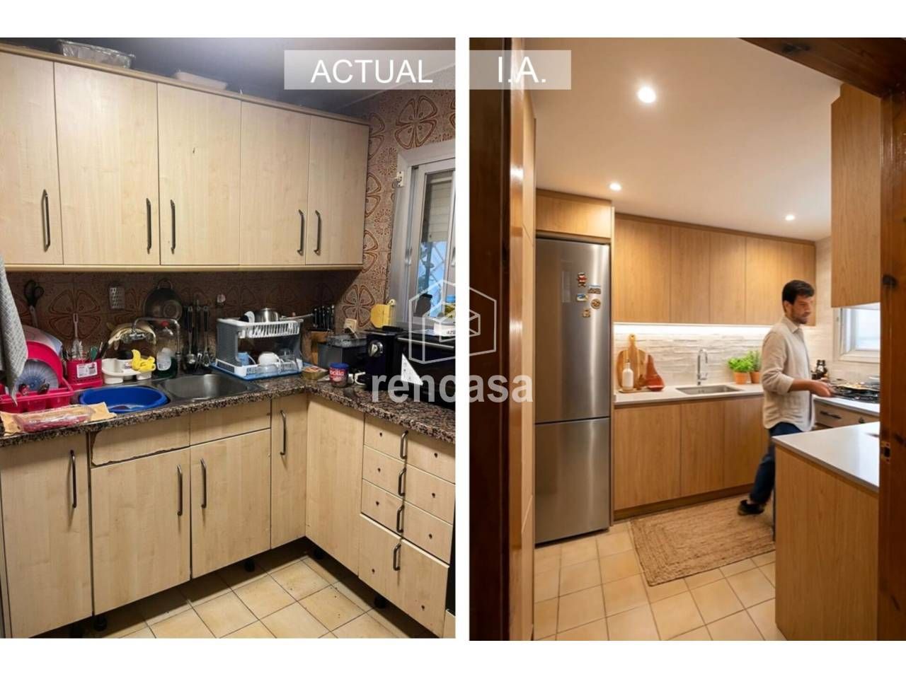 Kitchen of Flat for sale in  Lleida Capital  with Heating and Furnished