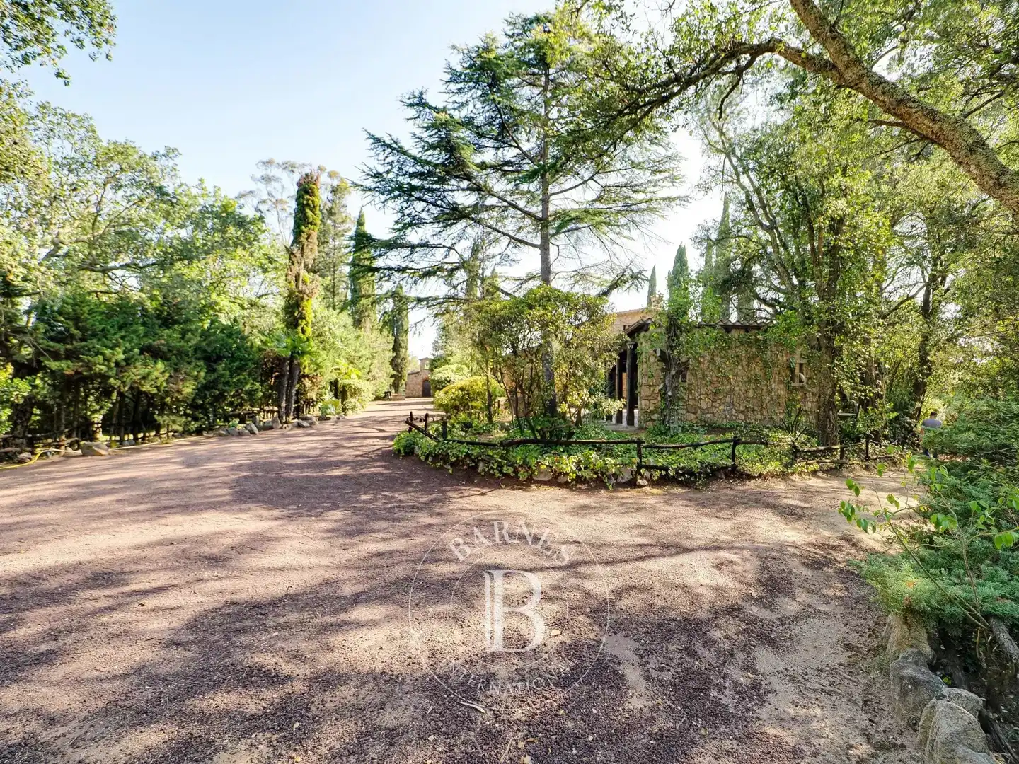 Jardí de Finca rústica en venda en Caldes de Malavella amb Calefacció, Piscina i Internet