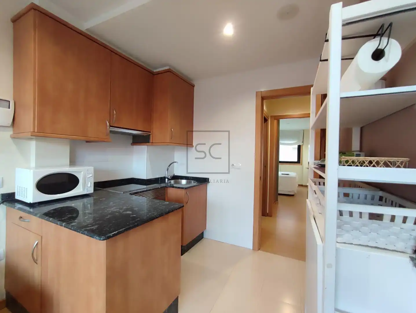Cocina de Apartamento en venta en Ares con Calefacción, Trastero y Amueblado