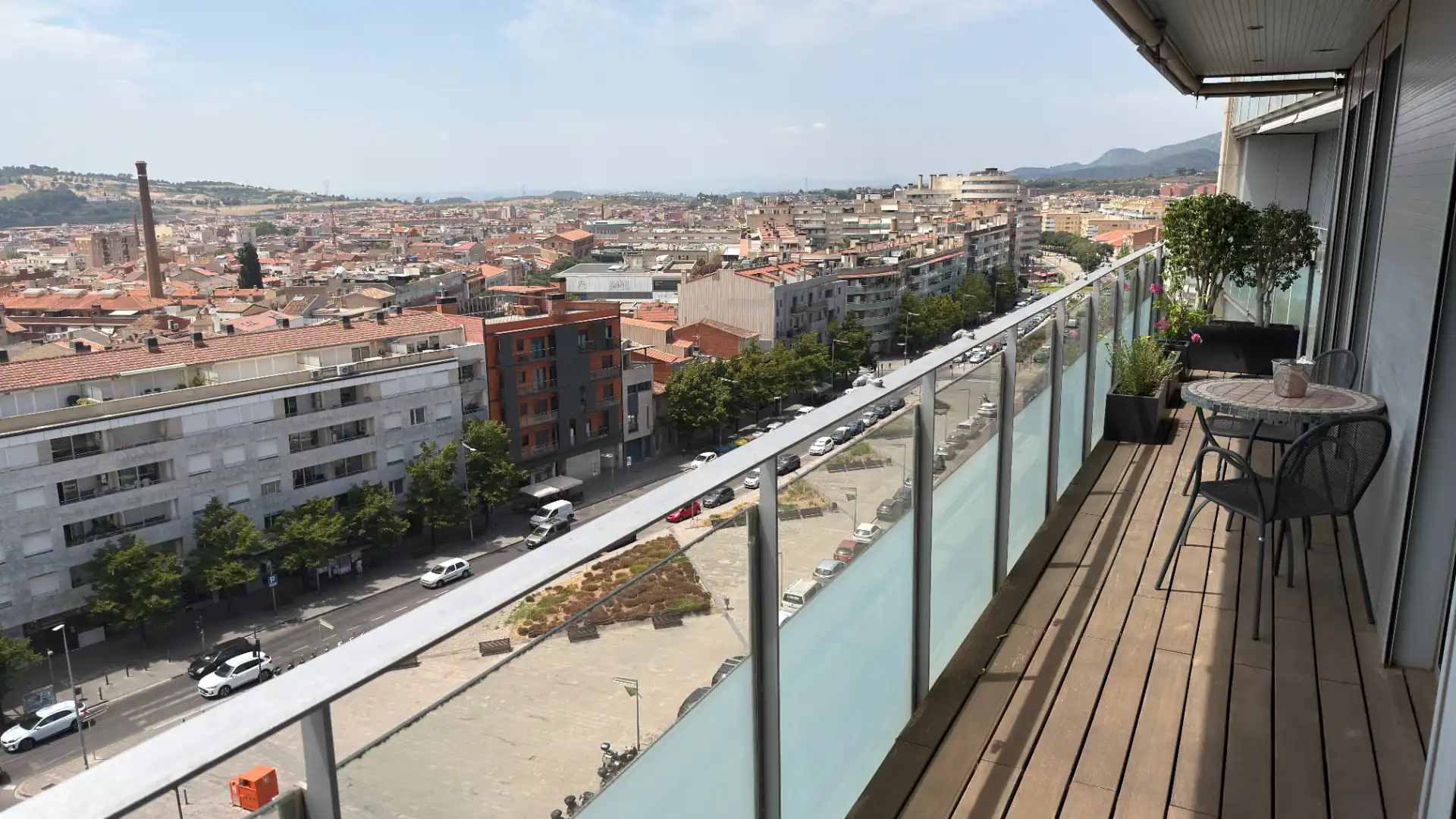 Terrace of Flat for sale in Terrassa  with Air Conditioner, Heating and Parquet flooring