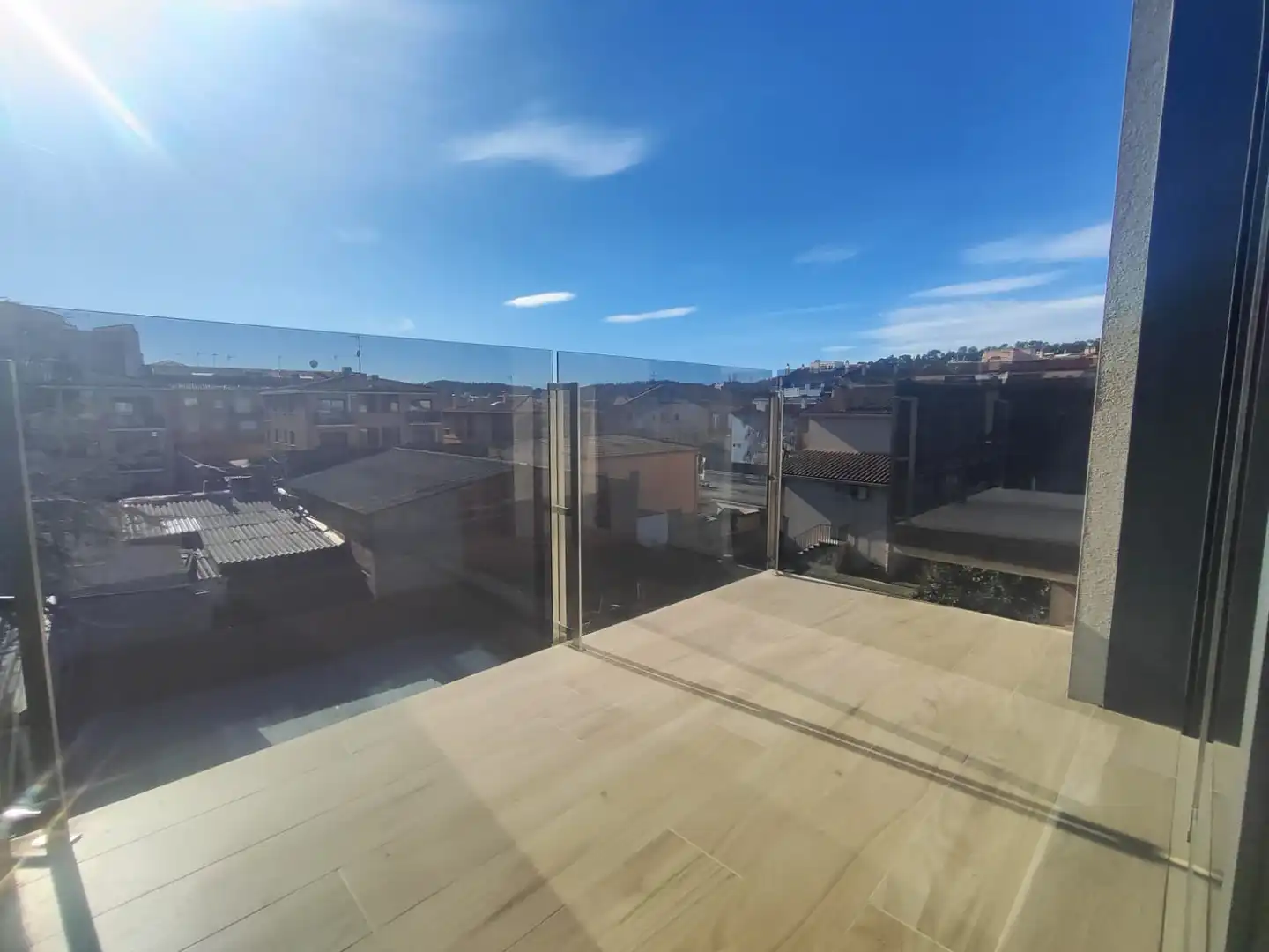 Terrace of Flat for sale in Sarrià de Ter  with Air Conditioner, Heating and Oven