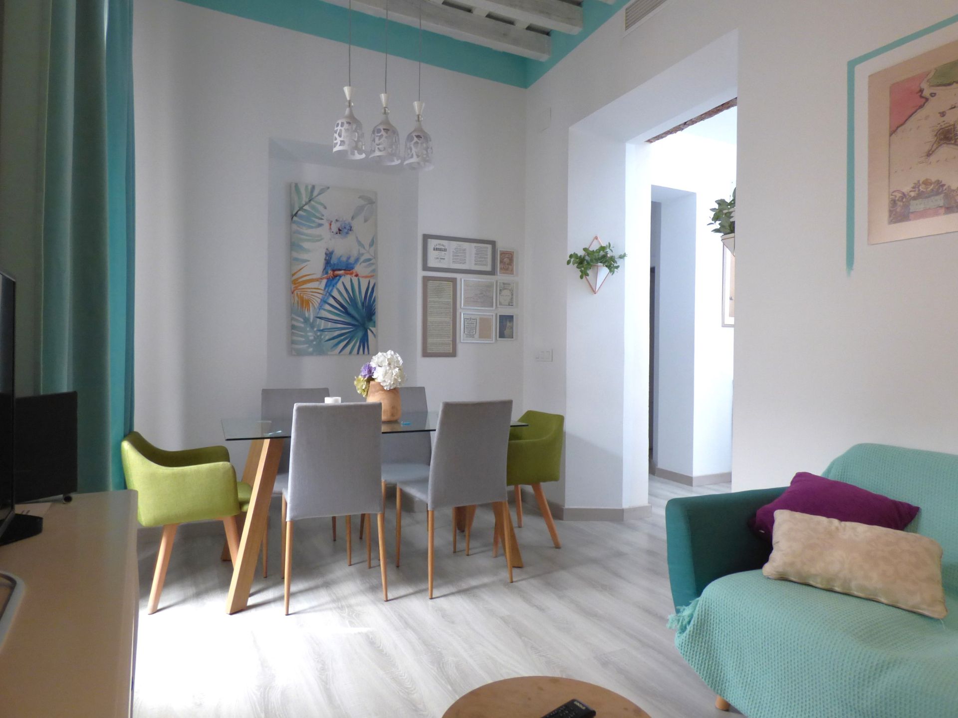 Dining room of Flat for sale in  Cádiz Capital  with Air Conditioner, Storage room and Balcony