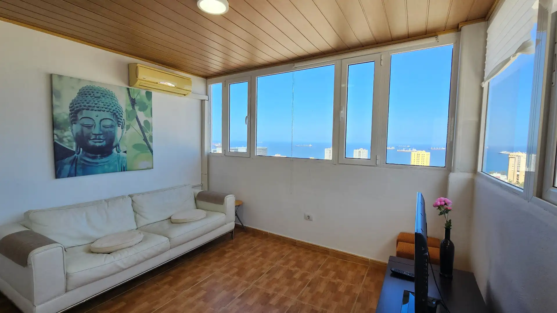 Sala de estar de Ático en venta en Las Palmas de Gran Canaria con Aire acondicionado y Amueblado
