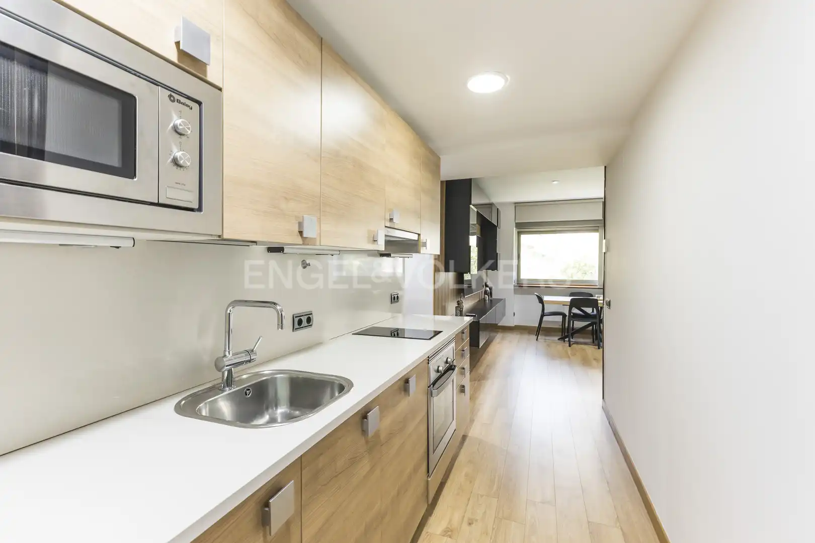 Kitchen of Flat for rent in Madrid  with Air Conditioner, Heating and Swimming Pool