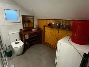 Bathroom of Attic for rent in Alcalá de Henares  with Heating, Furnished and Microwave