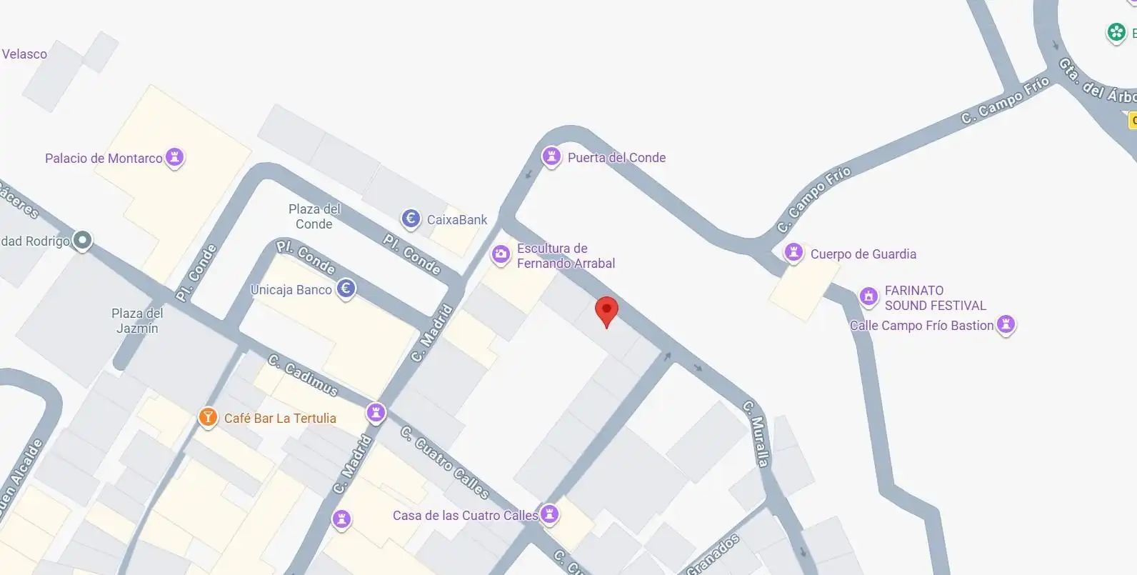 Vista exterior de Piso en venta en Ciudad Rodrigo
