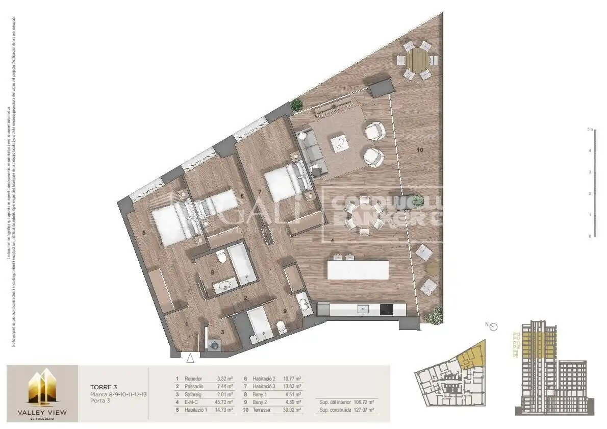 Flat with terrace for sale in Les Escaldes, imagen 17