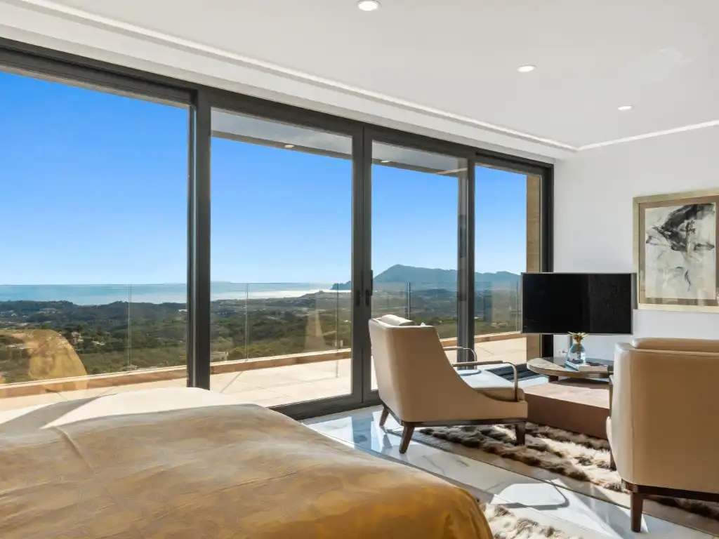 Sala de estar de Casa o chalet en venta en Altea con Aire acondicionado, Calefacción y Jardín privado