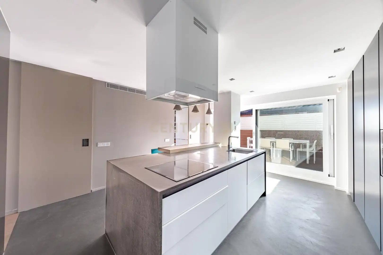 Kitchen of Apartments for rent in Barcelona  with Air Conditioner, Swimming Pool and Oven