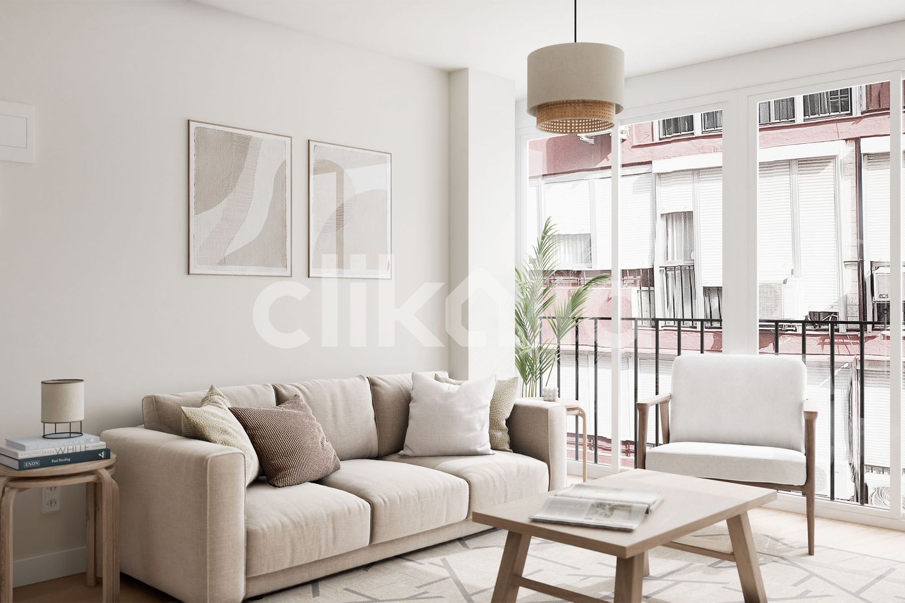 Living room of Flat for sale in  Sevilla Capital  with Air Conditioner and Terrace